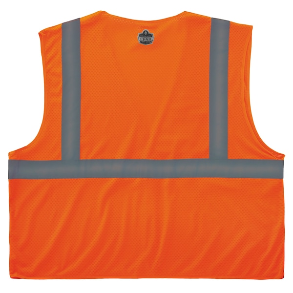 M Orange Mesh Hi-Vis Safety Vest Class 2 - Single Size